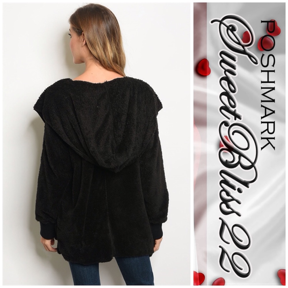 🍁Sherpa Jacket Black🍁 - Picture 2 of 2